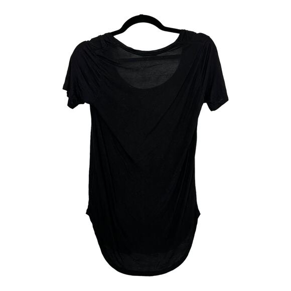 ATM Womens Soft Modal T-Shirt Black Tee Shirt Top Size Small FLAW - Picture 4 of 11